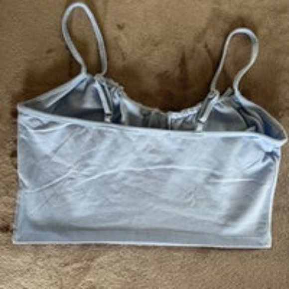 FOREVER 21 Baby Blue Cropped Top - Picture 2 of 4